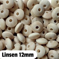 Holzlinsen 12mm roh6